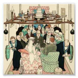 “Rymdutnyttjande” av W Heath Robinson Fototryck
