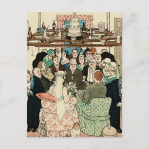 “Rymdutnyttjande” av W Heath Robinson Vykort