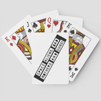 RymdUtomjordingar, Dåligt Mor och Guns! Spelkort