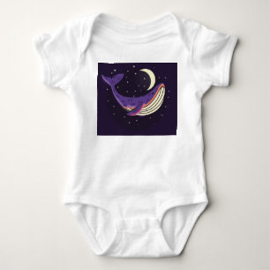 Rymdval: Färgfull illustrerad porträtt. T Shirt