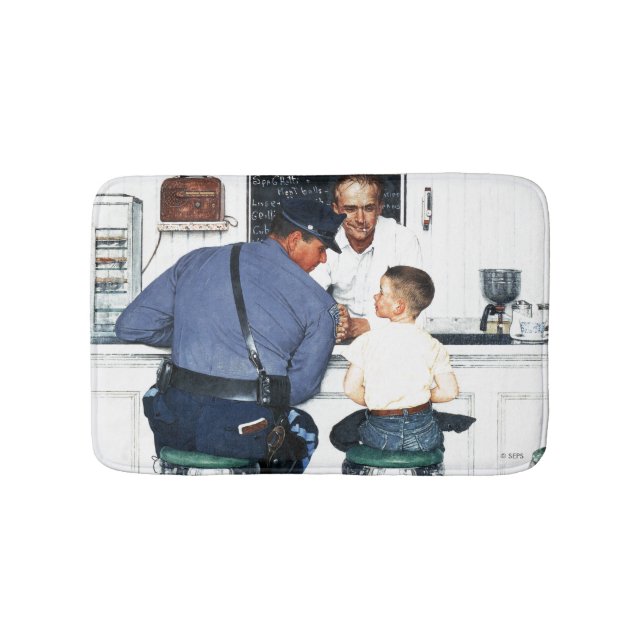 rymlig badrumsmatta (Framsidan)