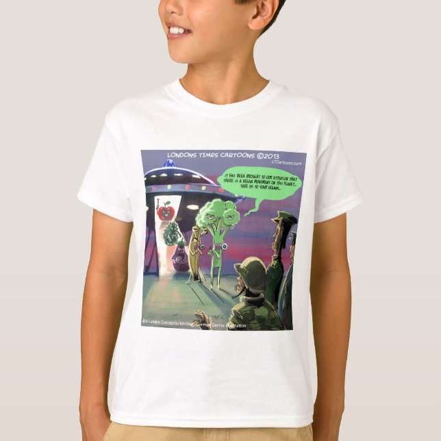 Rymlig Vegan Rolig T Shirt (Framsida)