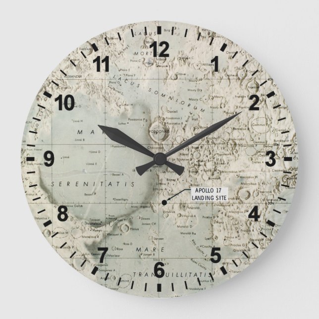 RYMME: MÅNE KARTA, 1972 STOR KLOCKA (Framsida)