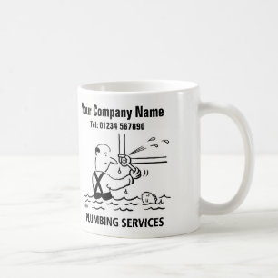 Rymningstjänster Tecknad Mugg
