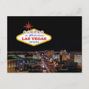 Rymt till det underbara Las Vegas vykort