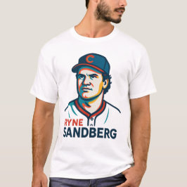 Ryne Sandberg Porträtt T Shirt