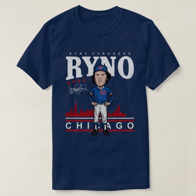 Ryne Sandberg Toon T Shirt (Design framsida)