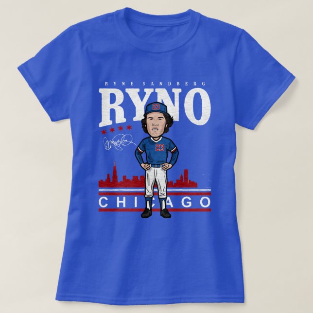 Ryne Sandberg Toon T Shirt (Design framsida)