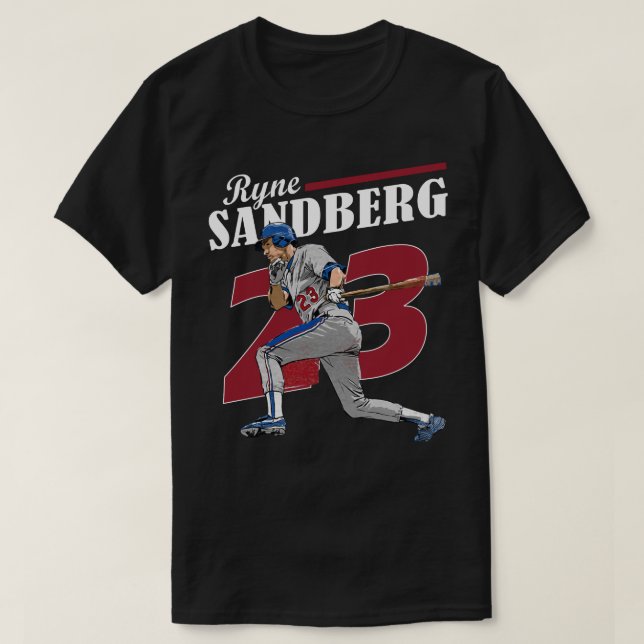 Ryno 23 Bastieball Retro Number Tribute T Shirt (Design framsida)