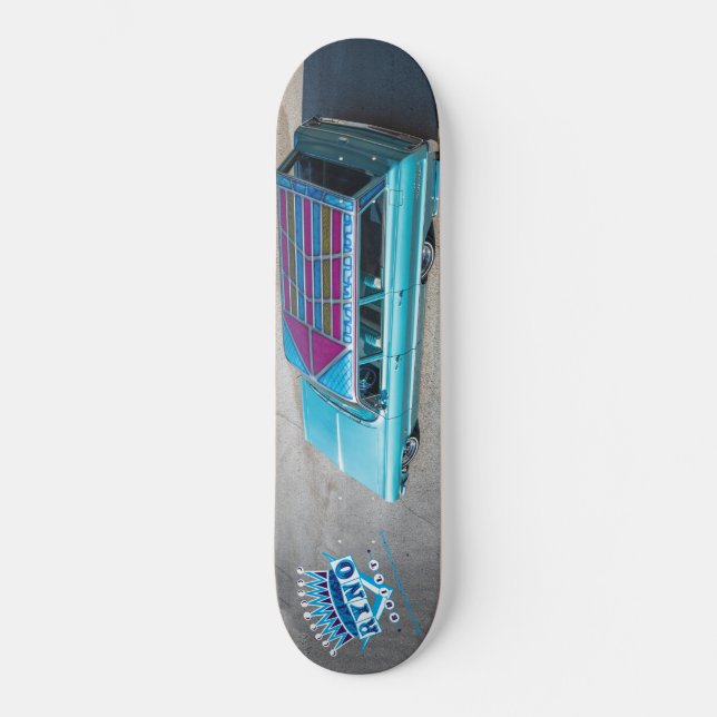 Rynos 64 Chevy vagn Skateboard Bräda 19,5 Cm (Framsida)