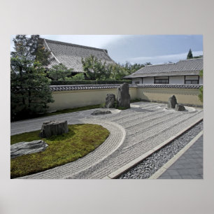 Ryogen-in Temple Garden - Kyoto Japan Poster