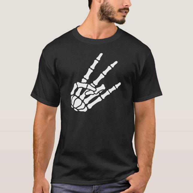 Rysareskelett räcker t-shirt (Framsida)