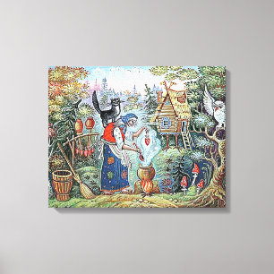RYSIAN BABA YAGA FOLK TALE CANVASTRYCK