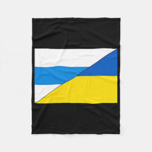 Rysk anti-krigsflagga Ukraina Flagga Net Voyne No Fleecefilt