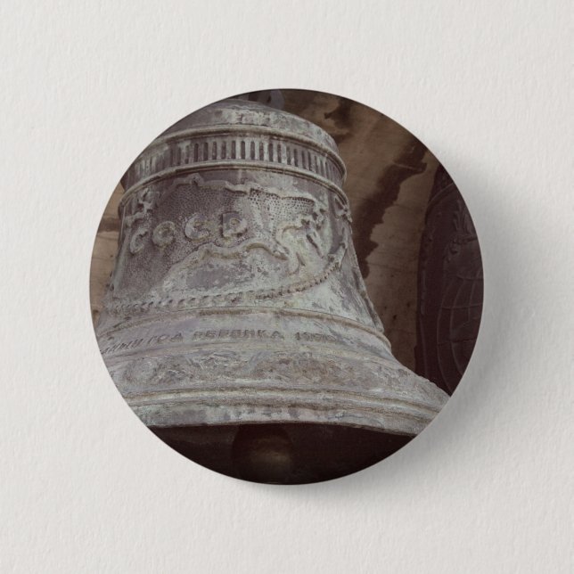Rysk bell Photo Round Badge Knapp (Framsida)