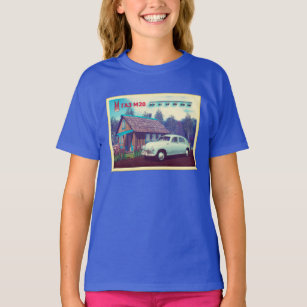 Rysk bil och diacha t-shirt