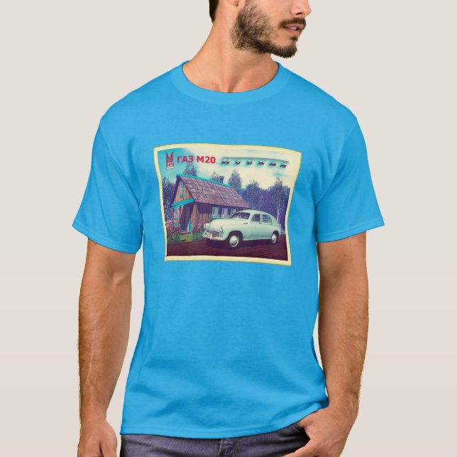 Rysk bil och diacha tee shirt (Framsida)