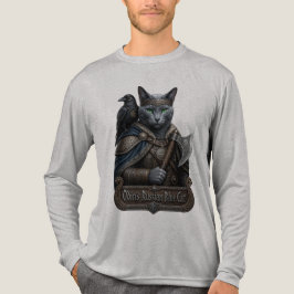 Rysk Blå Ädel Odins Katt T Shirt