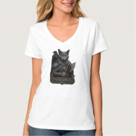 Rysk Blå Ädel Odins Katt T Shirt