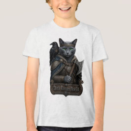 Rysk Blå Ädel Odins Katt T Shirt