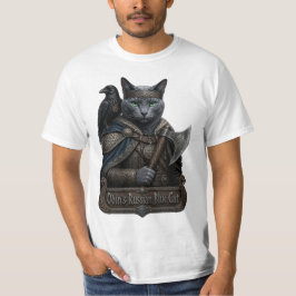 Rysk Blå Ädel Odins Katt T Shirt