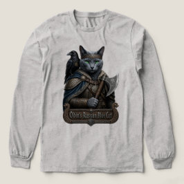 Rysk Blå Ädel Odins Katt T Shirt
