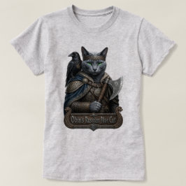 Rysk Blå Ädel Odins Katt T Shirt