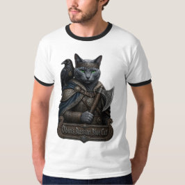 Rysk Blå Ädel Odins Katt T Shirt