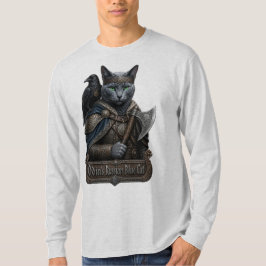 Rysk Blå Ädel Odins Katt T Shirt