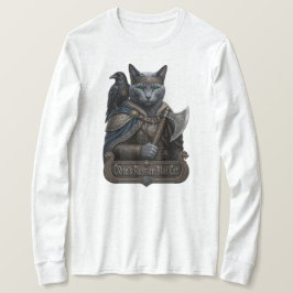 Rysk Blå Ädel Odins Katt T Shirt