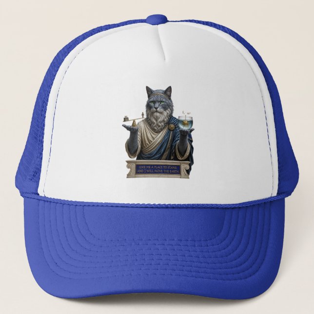 Rysk Blå Archimedes Katt Keps (Framsida)