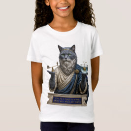 Rysk Blå Archimedes Katt T Shirt