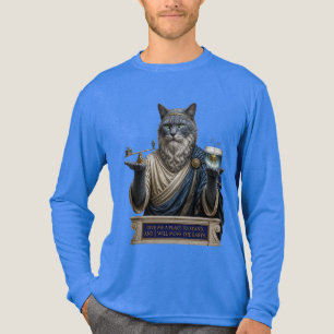 Rysk Blå Archimedes Katt T Shirt