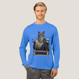 Rysk Blå Archimedes Katt T Shirt