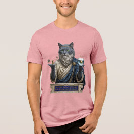 Rysk Blå Archimedes Katt T Shirt