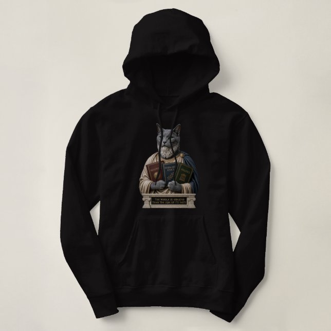 Rysk blå Aristoteles katt T Shirt (Design framsida)