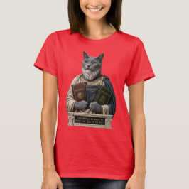 Rysk blå Aristoteles-katt T Shirt
