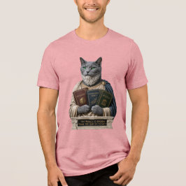 Rysk Blå Aristoteles Katt T Shirt
