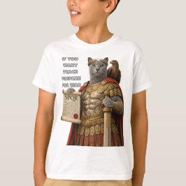 Rysk blå Caesar Katt T Shirt