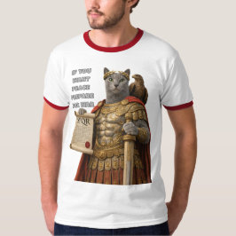 Rysk blå Caesar Katt T Shirt