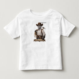 Rysk Blå Cowboy Katt – Bygger Frihet T Shirt