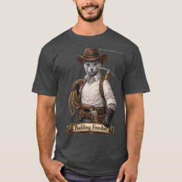 Rysk blå cowboykatt – Bygger frihet T Shirt
