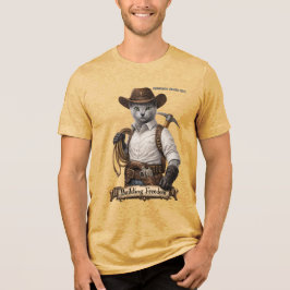 Rysk blå cowboykatt – Bygger frihet T Shirt