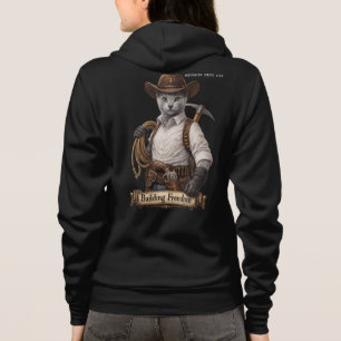 Rysk blå cowboykatt – Bygger frihet T Shirt
