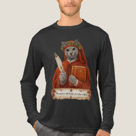 Rysk Blå Dante Alighieri Katt T Shirt