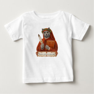 Rysk Blå Dante Alighieri Katt T Shirt