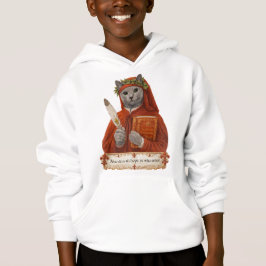 Rysk Blå Dante Alighieri Katt T Shirt