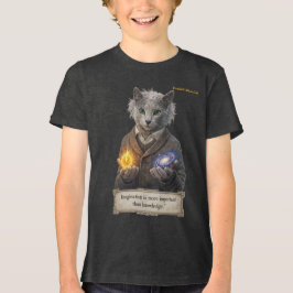 Rysk Blå Einstein Katt - Fantasi T Shirt