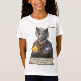 Rysk Blå Einstein Katt - Fantasi T Shirt
