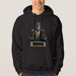 Rysk blå homer katt hoodie